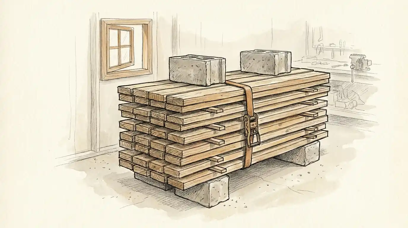 Lumber Storage: How to Store Framing Wood to Prevent Warping
